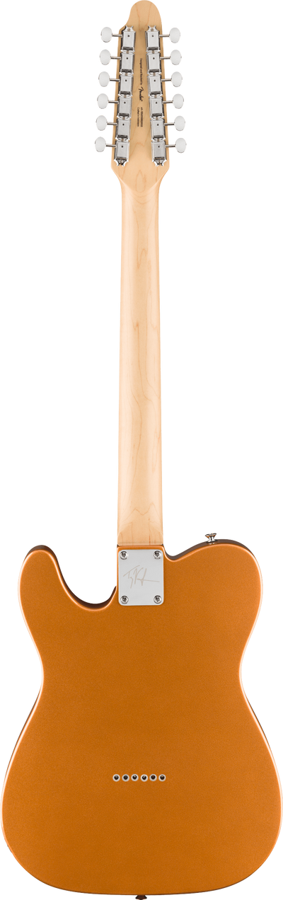 EMBARGO 08/09/26 Squier Paranormal Troy Van Leeuwen Telecaster® XII, Laurel Fingerboard, Tortoiseshell Pickguard, Copper - Fair Deal Music