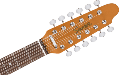 EMBARGO 08/09/26 Squier Paranormal Troy Van Leeuwen Telecaster® XII, Laurel Fingerboard, Tortoiseshell Pickguard, Copper - Fair Deal Music