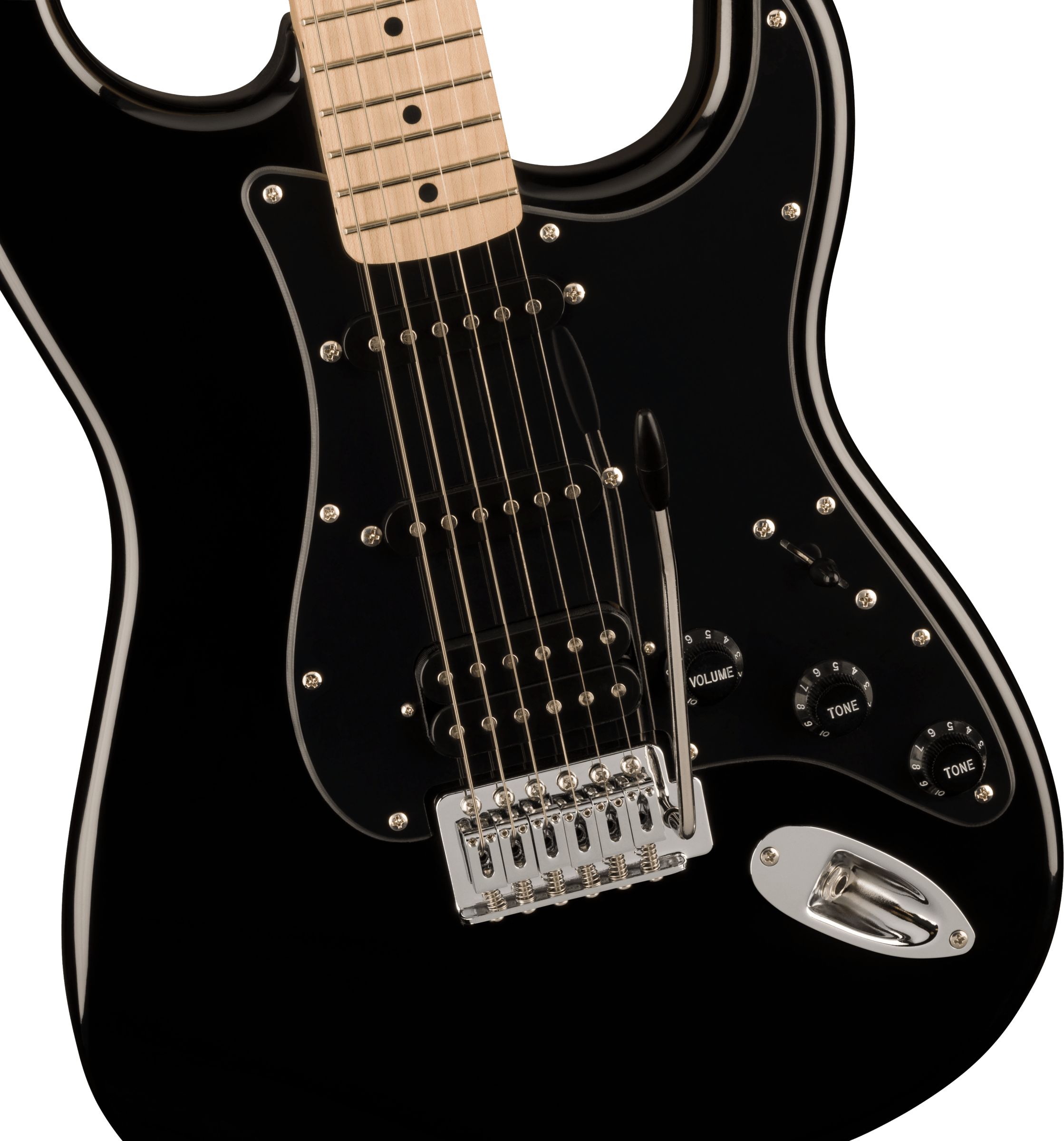 Squier Sonic Stratocaster HSS Black Electric Guitar - Fair Deal Music