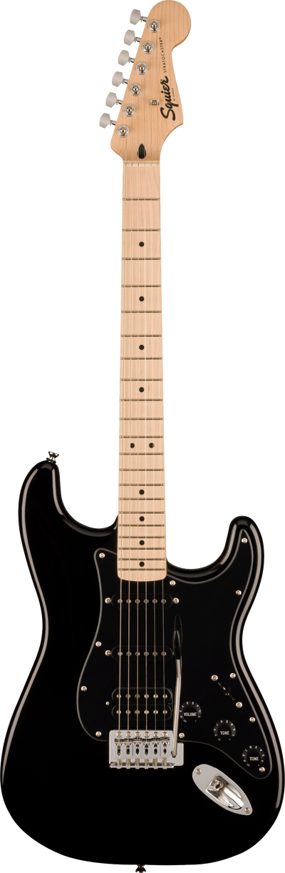 Squier Sonic Stratocaster HSS Black Electric Guitar - Fair Deal Music