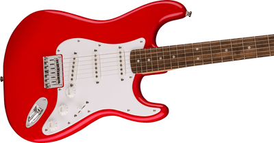 Squier Sonic® Stratocaster® HT, Laurel Fingerboard, White Pickguard, Torino Red, Electric Guitar - Fair Deal Music
