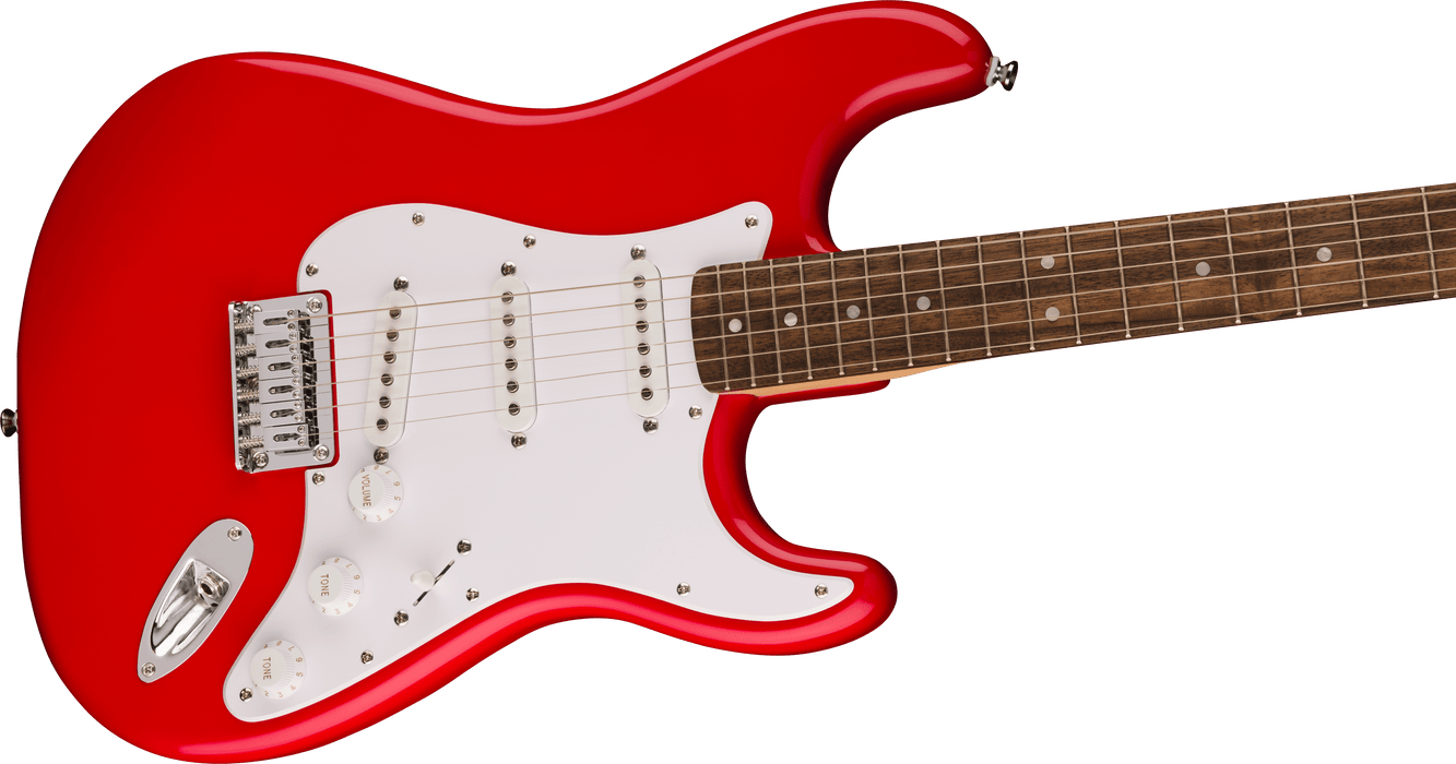 Squier Sonic® Stratocaster® HT, Laurel Fingerboard, White Pickguard, Torino Red, Electric Guitar - Fair Deal Music