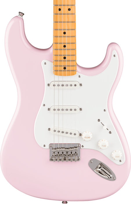 Squire Classic Vibe™ '50s Stratocaster® HT, Maple Fingerboard, Parchment Pickguard, Shell Pink