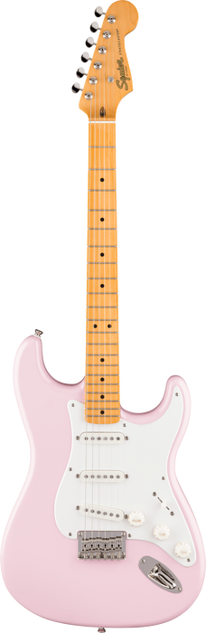 Squire Classic Vibe™ '50s Stratocaster® HT, Maple Fingerboard, Parchment Pickguard, Shell Pink
