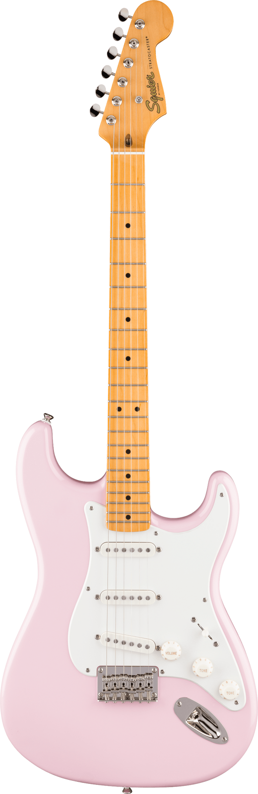Squire Classic Vibe '50s Stratocaster HT, Shell Pink - Fair Deal Music