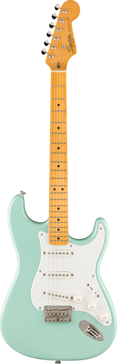 Squire Classic Vibe '50s Stratocaster HT, Surf Green Electric Guitar - Fair Deal Music