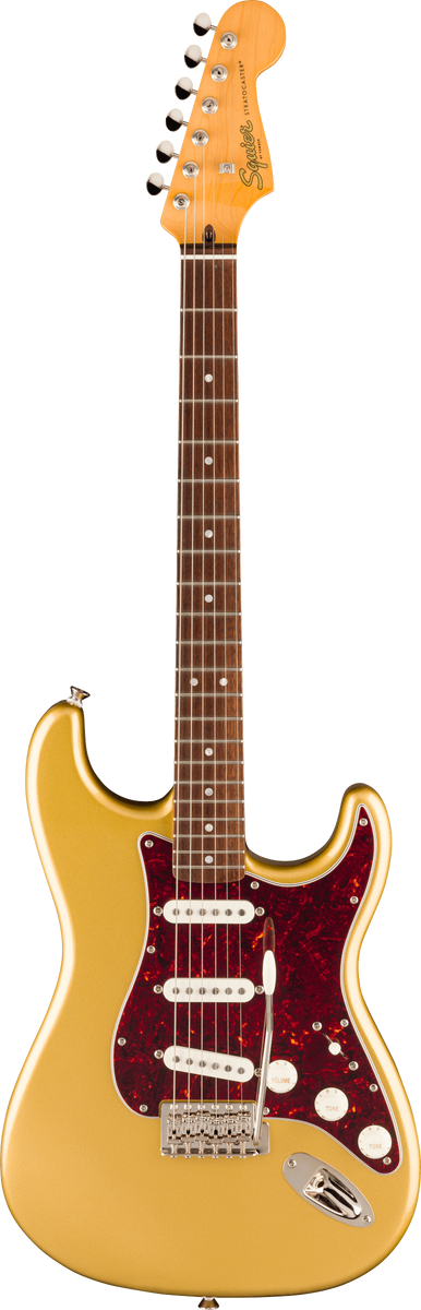 Squier Classic Vibe '60s Stratocaster Electric Guitar, Aztec Gold