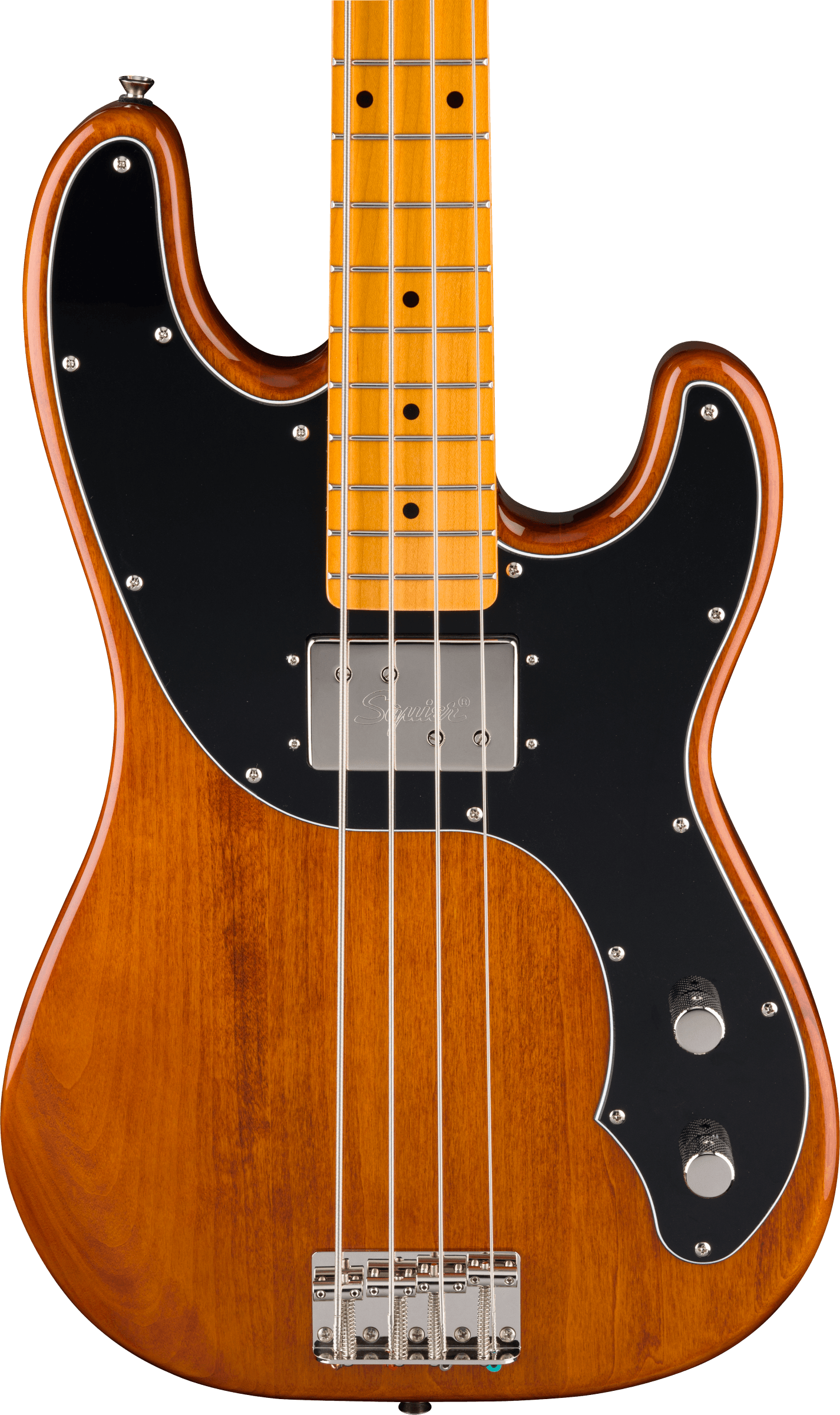 Squier Classic Vibe Telecaster Bass, Maple Fingerboard, Black Pickguard, Mocha Electric Guitar - Fair Deal Music