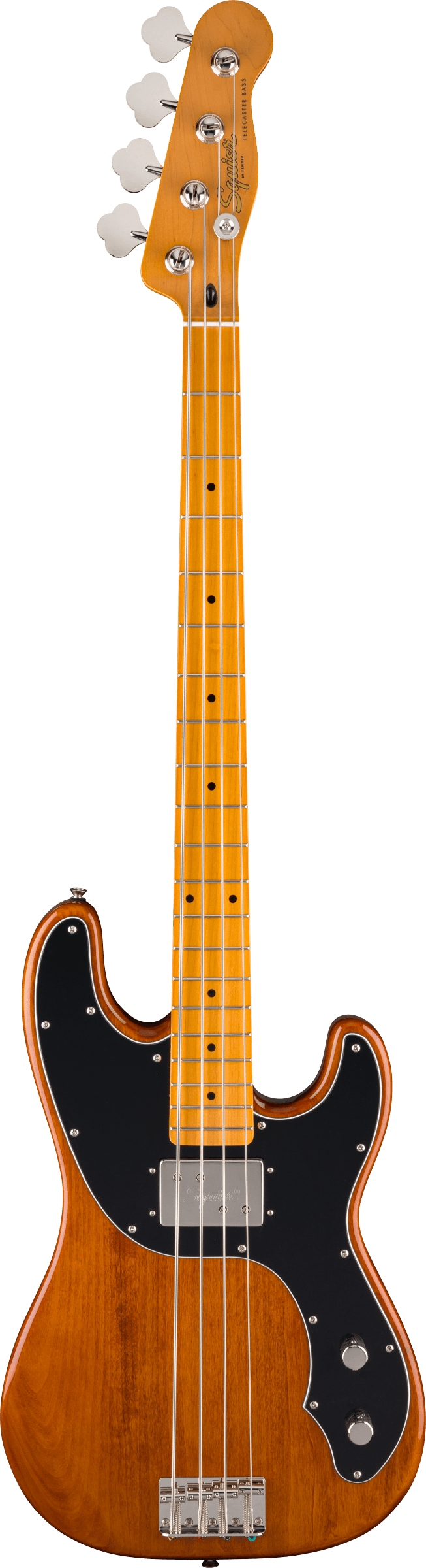 Squier Classic Vibe Telecaster Bass, Maple Fingerboard, Black Pickguard, Mocha Electric Guitar - Fair Deal Music