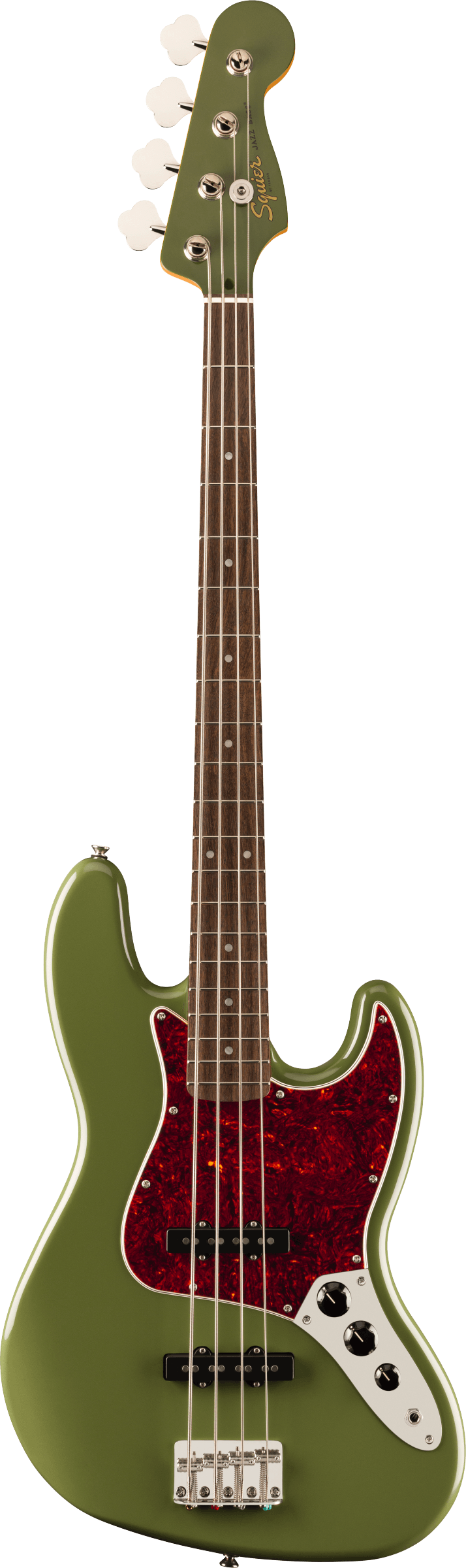Squier Limited Edition Classic Vibe '60s Jazz Bass, Olive Electric Bass Guitar - Fair Deal Music