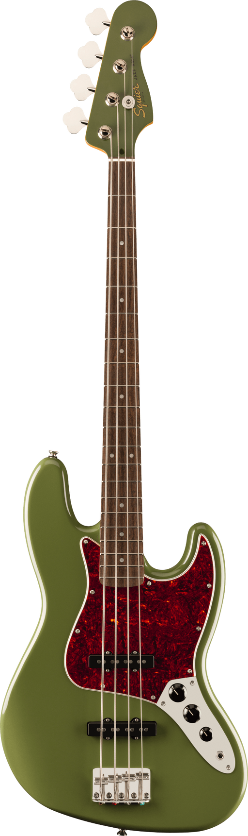 Squier Limited Edition Classic Vibe '60s Jazz Bass, Olive - Fair Deal Music