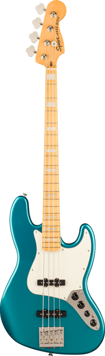 Squier Classic Vibe Active '70s Jazz Bass, Maple Fingerboard, Parchment Pickguard, Ocean Turquoise - Fair Deal Music