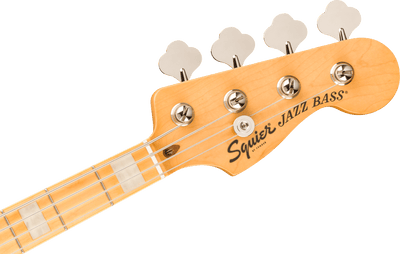 Squier Classic Vibe Active '70s Jazz Bass, Maple Fingerboard, Parchment Pickguard, Ocean Turquoise - Fair Deal Music