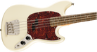 Squier Classic Vibe '60s Mustang® Bass, Laurel Fingerboard, Olympic White - Fair Deal Music