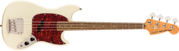 Squier Classic Vibe '60s Mustang® Bass, Laurel Fingerboard, Olympic White - Fair Deal Music