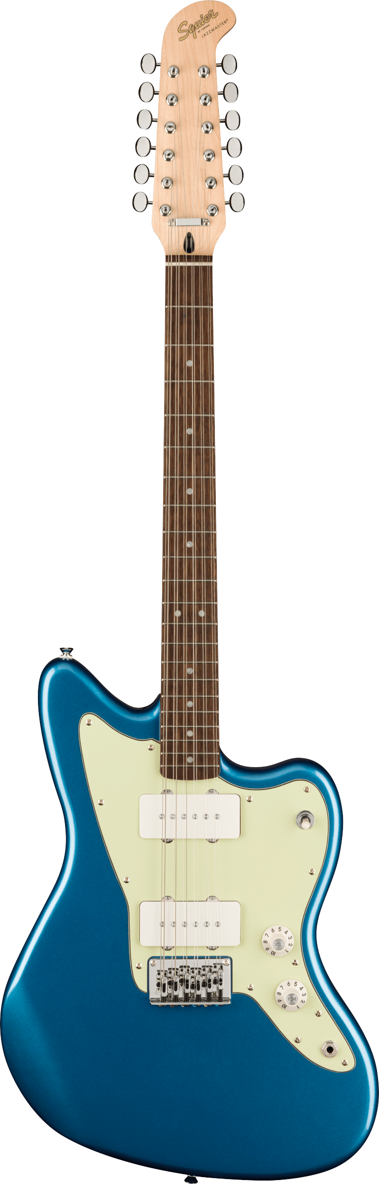 Squier Paranormal Jazzmaster XII 12-String Electric Guitar Lake Placid Blue - Fair Deal Music