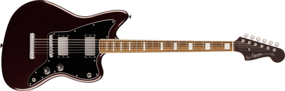 Squier Paranormal Baritone Jazzmaster® HH, Laurel Fingerboard, Black Pickguard, Oxblood - Fair Deal Music
