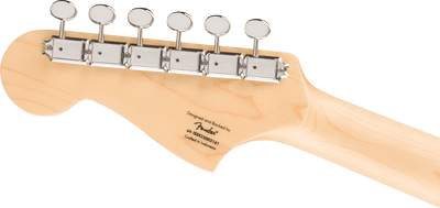Squier Paranormal Baritone Jazzmaster® HH, Laurel Fingerboard, Black Pickguard, Oxblood - Fair Deal Music