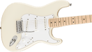Squier Affinity Series® Stratocaster®, Maple Fingerboard, White Pickguard, Olympic White - Fair Deal Music