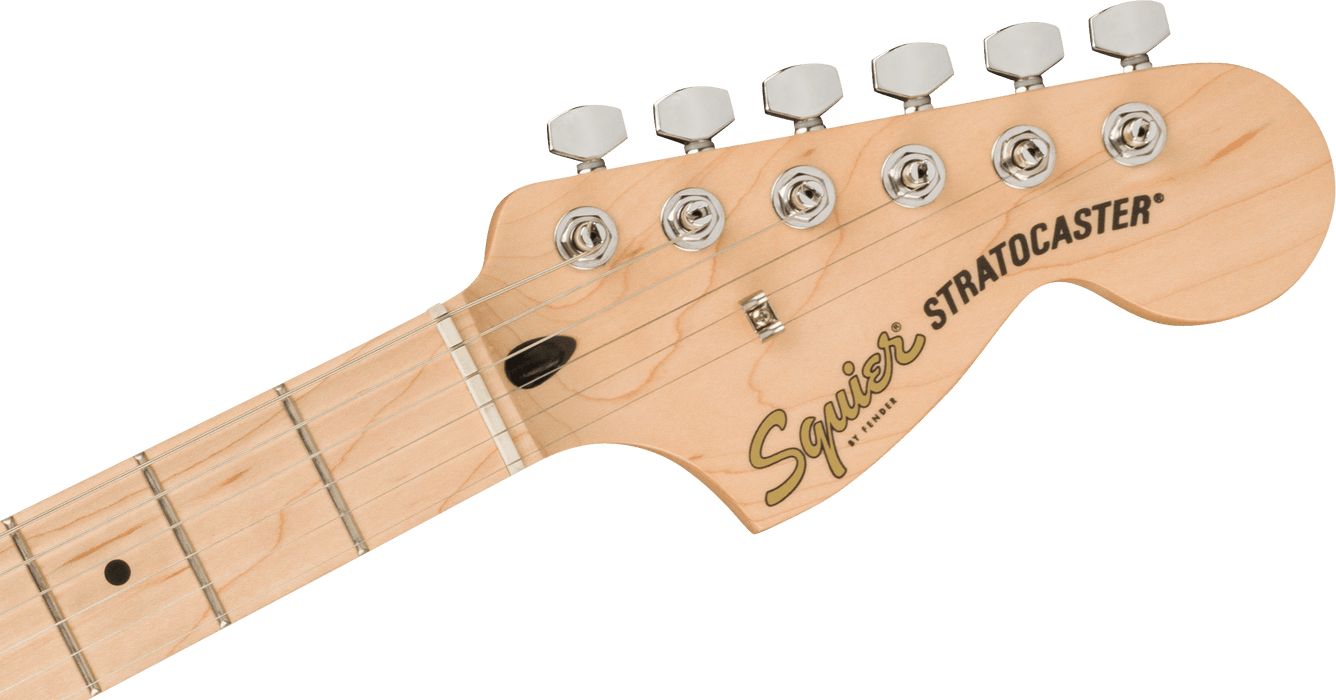 Squier Affinity Series® Stratocaster®, Maple Fingerboard, White Pickguard, Olympic White - Fair Deal Music