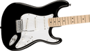 Squier Affinity Series® Stratocaster®, Maple Fingerboard, White Pickguard, Black - Fair Deal Music