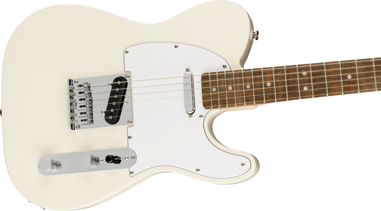 Squier Affinity Series® Telecaster®, Laurel Fingerboard, White Pickguard, Olympic White - Fair Deal Music