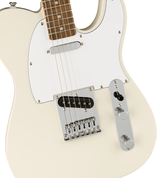 Squier Affinity Series® Telecaster®, Laurel Fingerboard, White Pickguard, Olympic White - Fair Deal Music