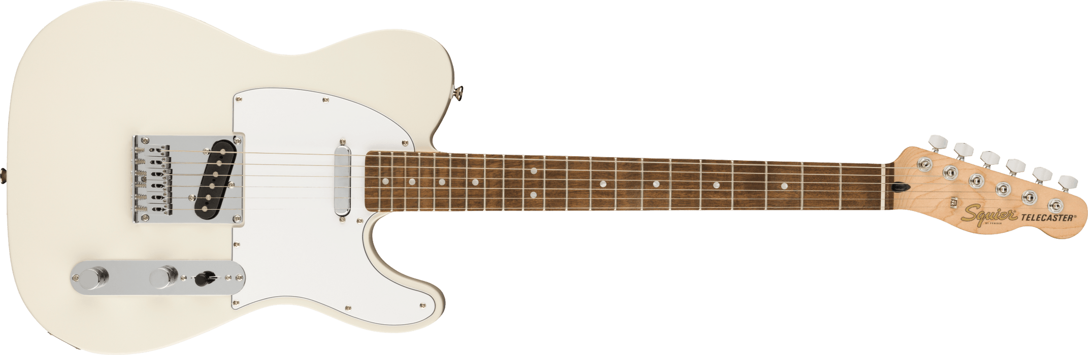 Squier Affinity Series® Telecaster®, Laurel Fingerboard, White Pickguard, Olympic White - Fair Deal Music