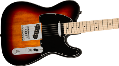 Squier Affinity Series® Telecaster®, Maple Fingerboard, Black Pickguard, 3-Color Sunburst - Fair Deal Music