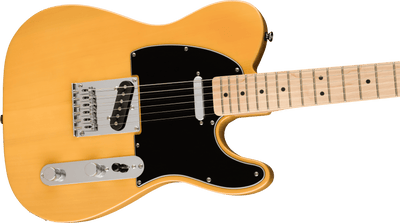 Squier Affinity Series® Telecaster®, Maple Fingerboard, Black Pickguard, Butterscotch Blonde - Fair Deal Music