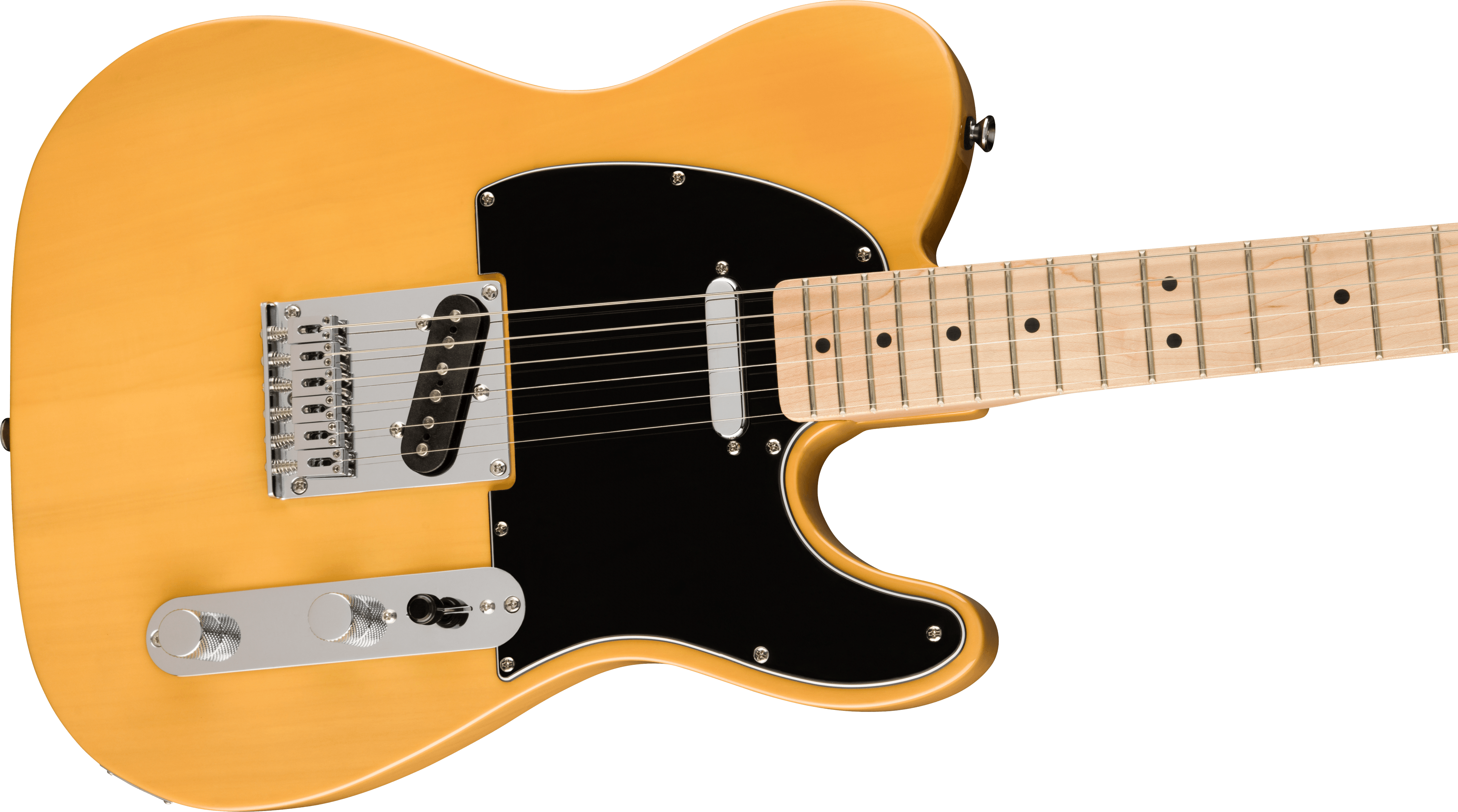 Squier Affinity Series® Telecaster®, Maple Fingerboard, Black Pickguard, Butterscotch Blonde - Fair Deal Music