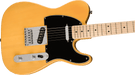 Squier Affinity Series® Telecaster®, Maple Fingerboard, Black Pickguard, Butterscotch Blonde - Fair Deal Music