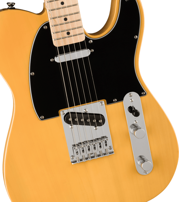 Squier Affinity Series® Telecaster®, Maple Fingerboard, Black Pickguard, Butterscotch Blonde - Fair Deal Music