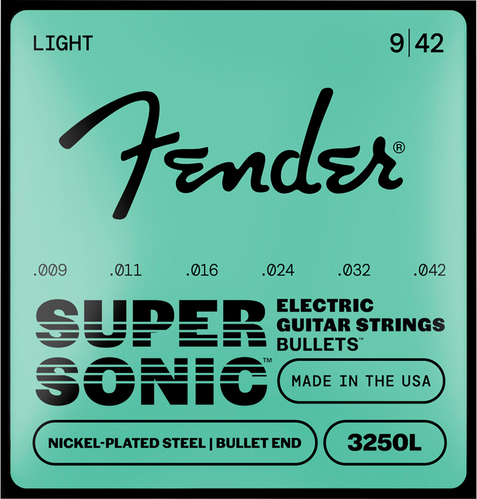 Fender SuperSonic™ Bullets™ 3250 Nickel-Plated Steel Guitar Strings - Fair Deal Music
