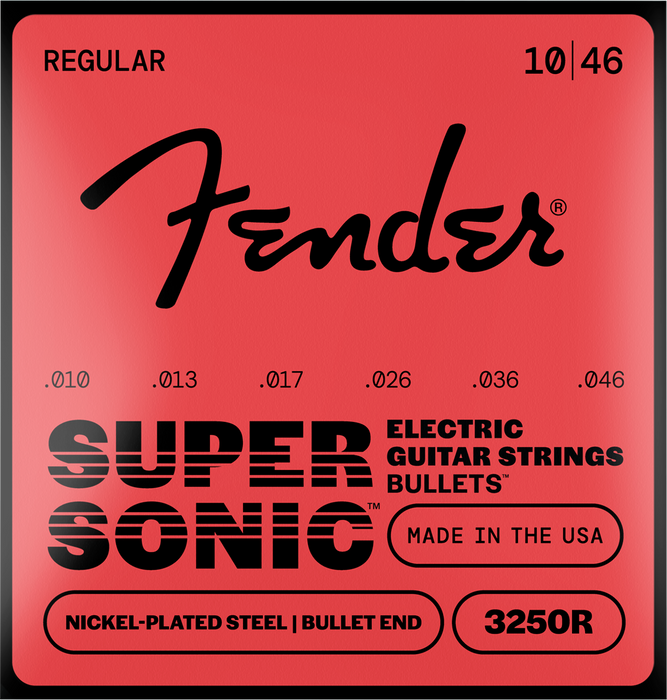Fender SuperSonic™ Bullets™ 3250 Nickel-Plated Steel Guitar Strings - Fair Deal Music