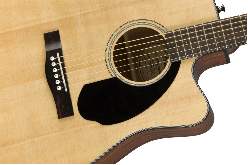Fender CD-60SCE Dreadnought, Walnut Fingerboard, Natural