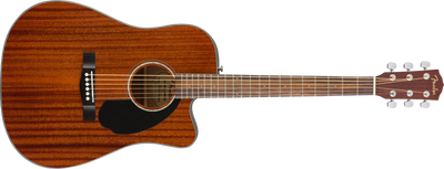 Fender CD-60SCE Dreadnought, Walnut Fingerboard, All-Mahogany - Fair Deal Music