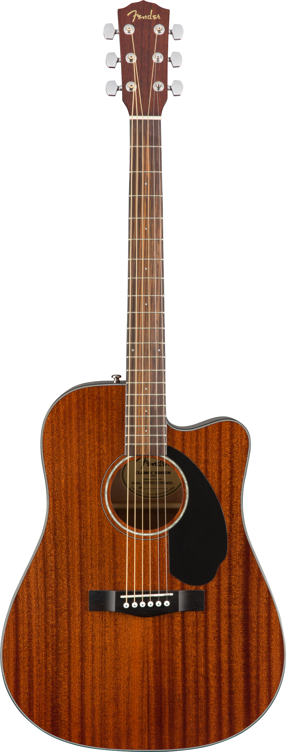 Fender CD-60SCE Dreadnought, Walnut Fingerboard, All-Mahogany - Fair Deal Music