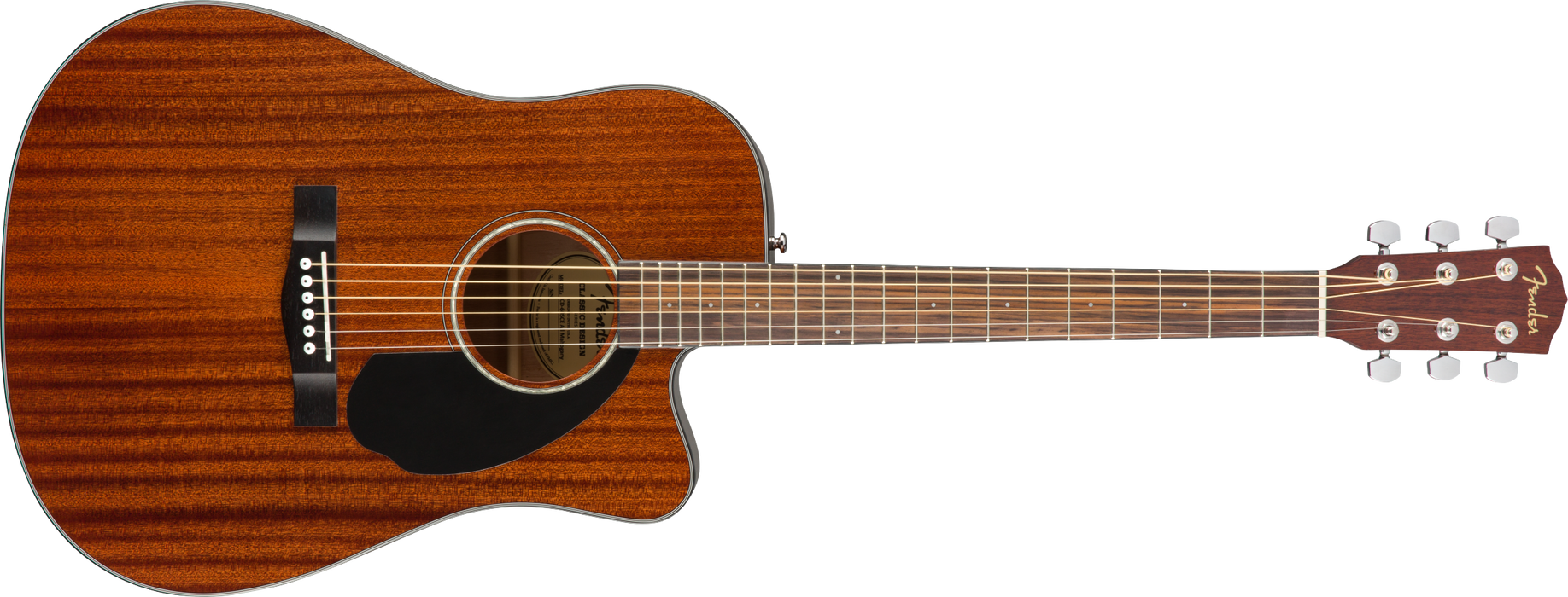 Fender CD-60SCE Dreadnought, Walnut Fingerboard, All-Mahogany