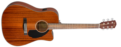Fender CD-60SCE Dreadnought, Walnut Fingerboard, All-Mahogany - Fair Deal Music