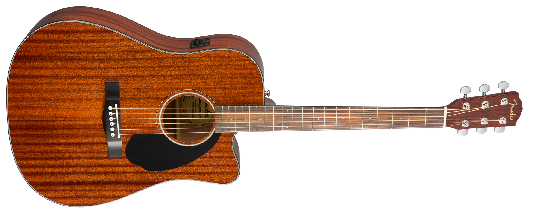 Fender CD-60SCE Dreadnought, Walnut Fingerboard, All-Mahogany