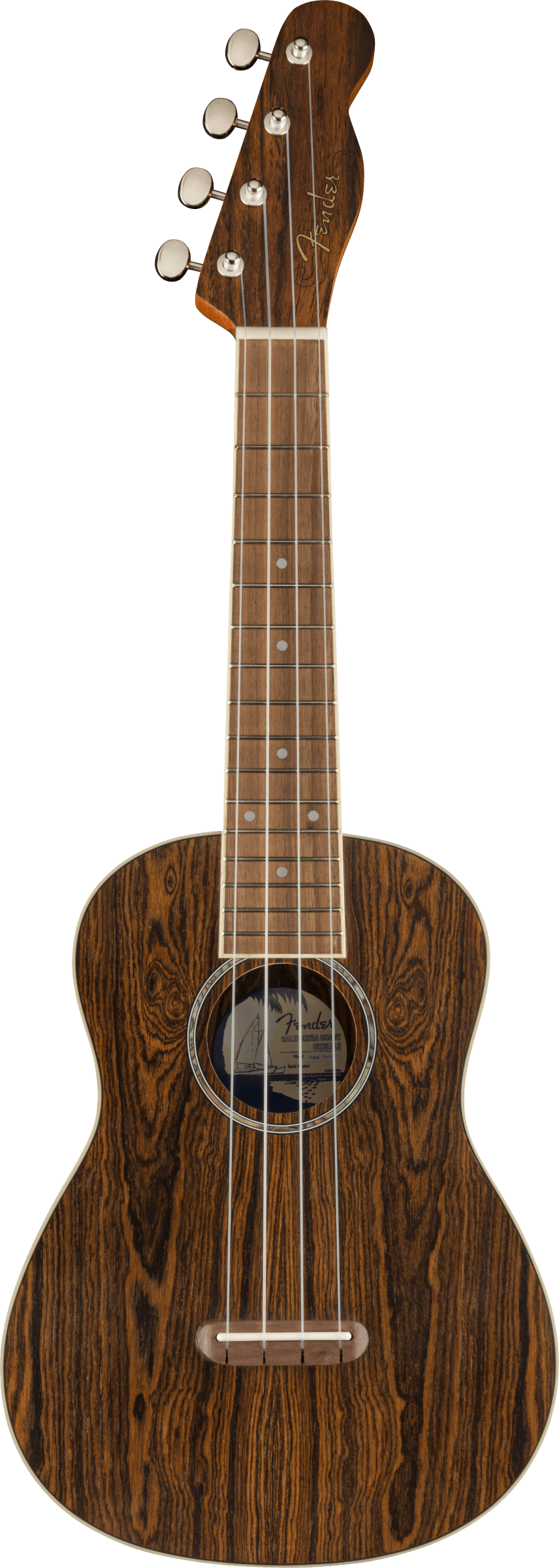 Fender Zuma Exotic Concert Ukulele, Bocote - Fair Deal Music