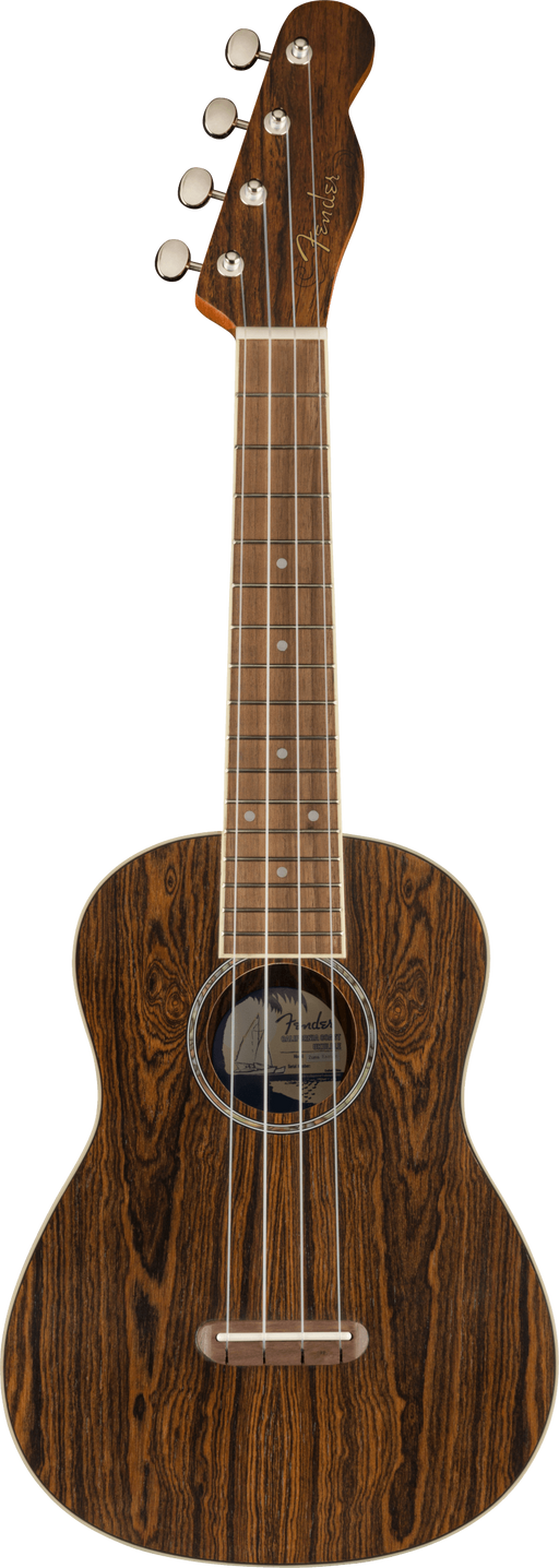 Fender Zuma Exotic Concert Ukulele, Bocote - Fair Deal Music