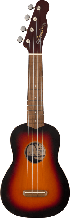 Fender Venice Soprano Ukulele WN, 2-Color Sunburst, Open Box - Fair Deal Music