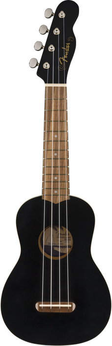 Fender Venice Soprano Ukulele Black, Ex Display - Fair Deal Music
