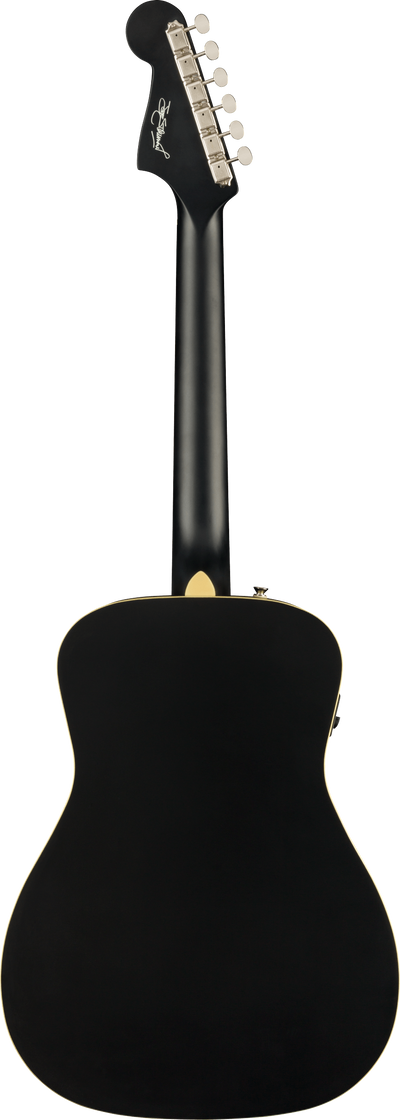 Fender Joe Strummer Campfire, Walnut Fingerboard, Matte Black, Electro-acoustic guitar - Fair Deal Music