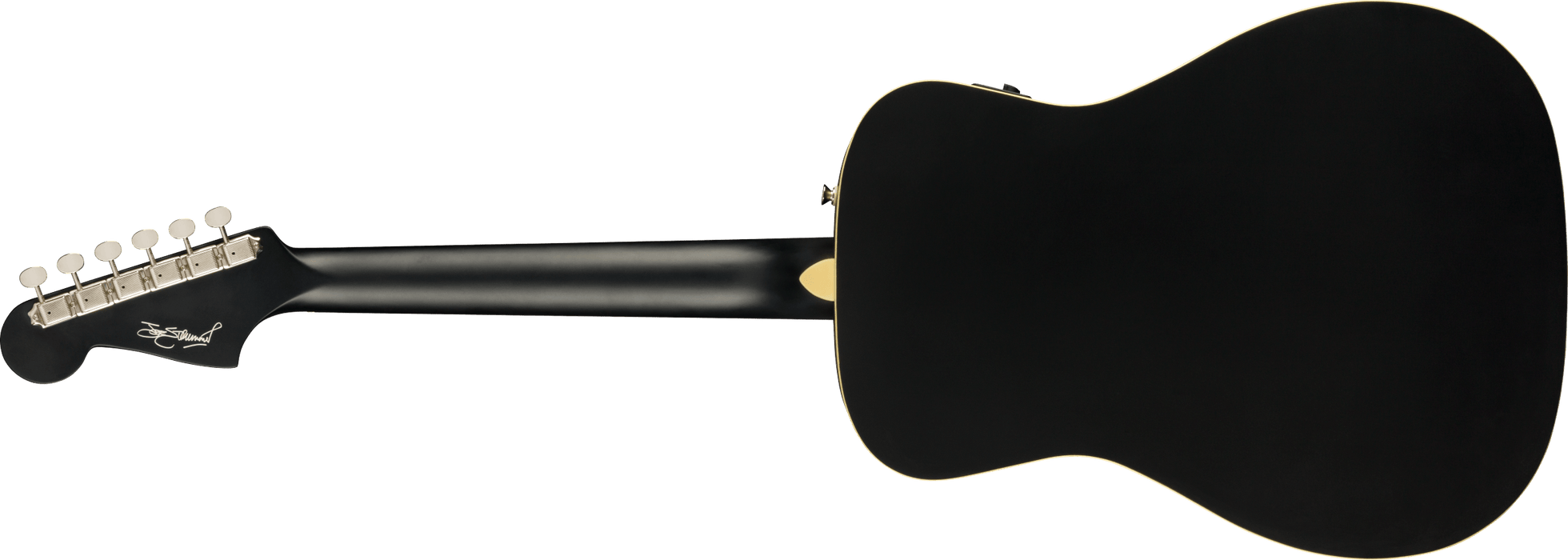Fender Joe Strummer Campfire, Walnut Fingerboard, Matte Black, Electro-acoustic guitar - Fair Deal Music