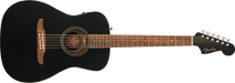 Fender Joe Strummer Campfire, Walnut Fingerboard, Matte Black, Electro-acoustic guitar - Fair Deal Music