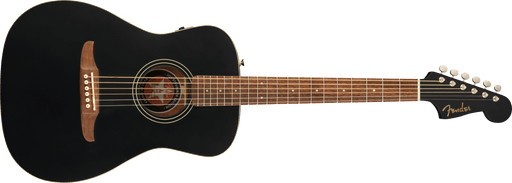 Fender Joe Strummer Campfire, Walnut Fingerboard, Matte Black, Electro-acoustic guitar - Fair Deal Music