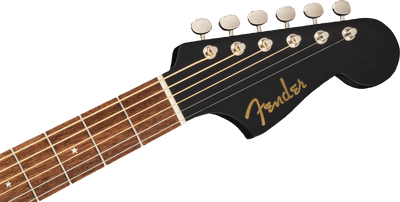 Fender Joe Strummer Campfire, Walnut Fingerboard, Matte Black, Electro-acoustic guitar - Fair Deal Music